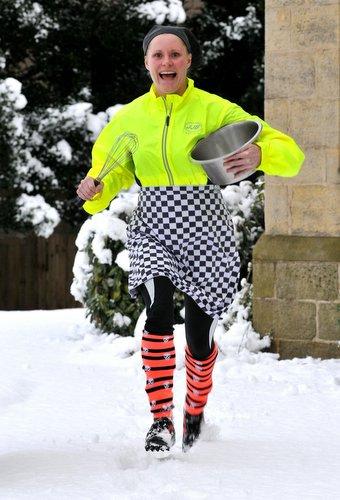 Louise Pickles ran to work to make sure the residents of Ilkley's Abbeyfield home would have a hot meal.