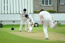 Baildon batsman Darren Wilson (33 not out) was going along nicely against Division B leaders Interlink before the game was abandoned Picture: Anthony McMillan