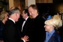 Alan Rickman, pictured with of The Prince of Wales in 2010, has died from cancer
