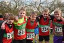 Ilkley Harriers under-13 boys, Joshua Marlow (224) was the individual winner. Picture: Dave Woodhead
