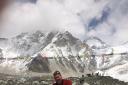 Andrew Overend unveils the Yorkshire memorial at Everest Base Camp to Jenny Cawthorne
