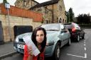 Last week’s picture of Naomi Berry who was fined when she parked in a disabled space, claiming she didn’t see the sign.