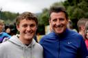 York schoolboy Lewis Long with Lord Coe