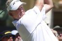 Top golfer Colin Montgomerie in action