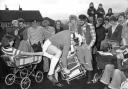 Addingham Pram Race 1976. Picture Addingham Photo Archive