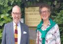 Robert Gibson and Kate Graham from Ilkley at Quaker House in Geneva