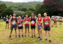Ilkley Harriers ready to go at the Borrowdale fell race. Photo credit: Michael Odell