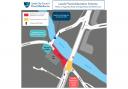 Apperley Bridge Temporary Traffic Management Map