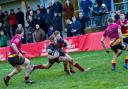 Action from Ilkley against Sandal on Saturday. Photo: Peter W. Clark