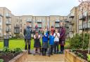 Menston Primary School children enjoy planting at The Spindles, a local retirement community