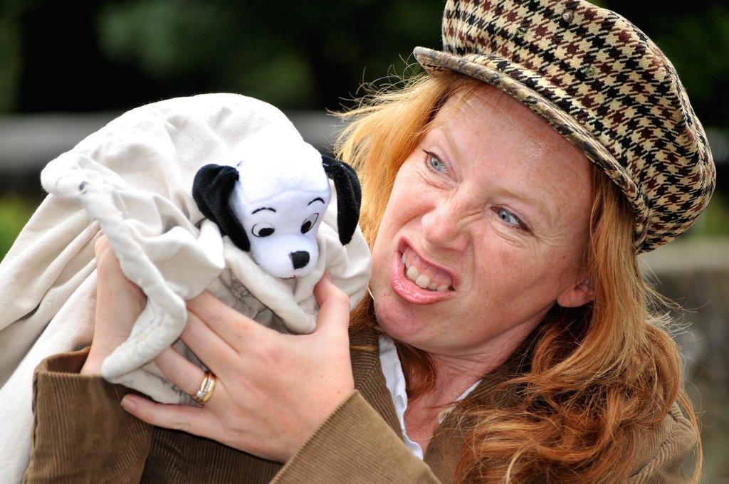 Angela Allen was part of the Brownies' 101 Dalmatians entry in the fancy dress competition at Addingham Gala.