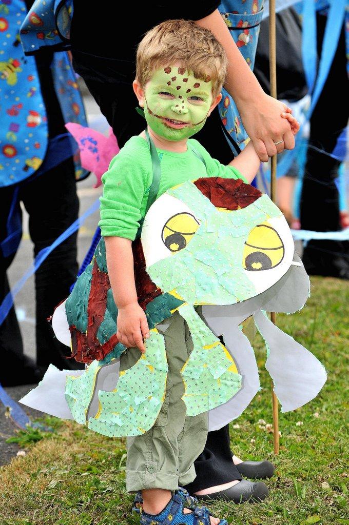 Finding Nemo was Freddie Pitchford's theme at Addingham Gala Day.