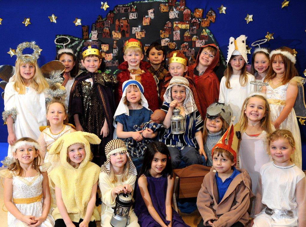 The cast of Burley Oaks School’s production of It’s a Party.