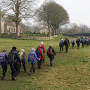 Lower Wharfedale Ramblers out and about in Addingham