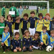 Ilkley Juniors under-sevens' two teams at the Settle Tournament