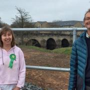 Otley and Yeadon Green Party candidates Nicola James and Mick Bradley