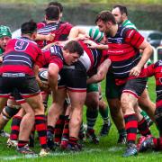 Ilkley (red) came up against a strong Billingham side. Pic: Peter Clark