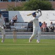 Otley Cricket Club chairman Alex Atkinson, here batting, is celebrating his club achieving Clubmark status from the ECB