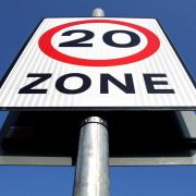 A library image of a 20mph sign