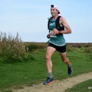 Tom Adams on his way to smashing the Yorkshireman fell marathon course record. Photo credit: Woodentops