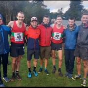 Ilkley Harriers at the Hodgson Brothers Mountain Relay in Cumbria. Photo credit: Jann Smith