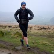 Kate Archer, third lady to finish at the Howarth Hobble