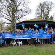 Gathering for Walk with Me for Parkinson’s at the Yorkshire Sculpture Park on Saturday 13 April 2024