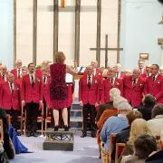 The Steeton Male Voice Choir conducted by Musical Director, Cathy Sweet
