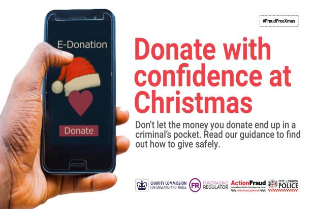 Action Fraud is advising people to make sure they are donating to genuine charities