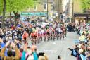 Tour de Yorkshire comes through Skipton in 2019. Picture Judy Probst
