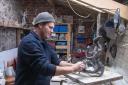 Sculptor Nick Eames from Flintshire. Picture by David Allen 