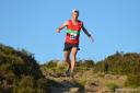 Nathan Edmondson powers to victory at the Beamsley Beacon Fell Race (photo courtesy of Dave Woodhead)