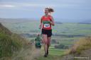 Fay Walsh was the first woman home at the Kings Challenge Fell Race. Pic By: Dave Woodhead