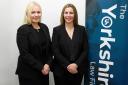 Solicitor Ami Law with Rachel Alderson, chartered legal executive of Ison Harrison's Clinical Negligence team