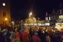 Crowds at a previous Christmas lights switch on in Ilkley