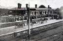 A busy Otley Station in its heyday