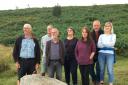 The archaeology walk on Ilkley Moor organised by the Friends of Ilkley Moor