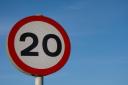 Library image of a 20mph sign