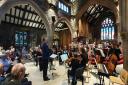 Ilkley Chamber Orchestra at an earlier concert at All Saints, Ilkley