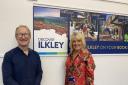 Ian White, Chairman and Helen Rhodes, Manager of Ilkley BID Ltd