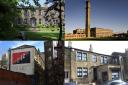 Some of the venues that will receive funding (clockwose) The Bronte Parsonage, Listers Mill - home of Mind The Gap, the Bronte Birthplace in Thornton and the 1 in 12 Club