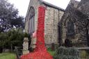 Poppies at Otley Parish Church taken on Saturday by David Hudson