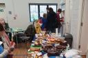 The coffee morning organised by Burley guiding groups