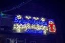 Burley-in-Wharfedale's Christmas lights