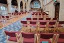 The new seating at St John's Church, Ben Rhydding