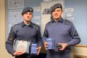 Members of  1224 (Wharfedale) Squadron of the Royal Air Force Air Cadets with the new equipment