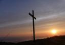 The Chevin Cross - one of the images from Steve Davey and Sharon Kenyon’s fundraising calendar
