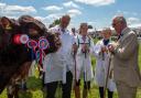 King Charles visiting the Great Yorkshire Show