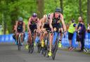 Jonny Brownlee (front) will miss the Commonwealth Games
