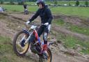 Daniel Hole won the novices class, hard course at Bradford Motor Club's Trial event